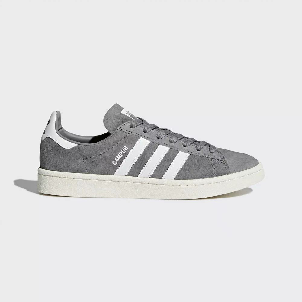Adidas Campus Tenis Grises Para Hombre (MX-31403)